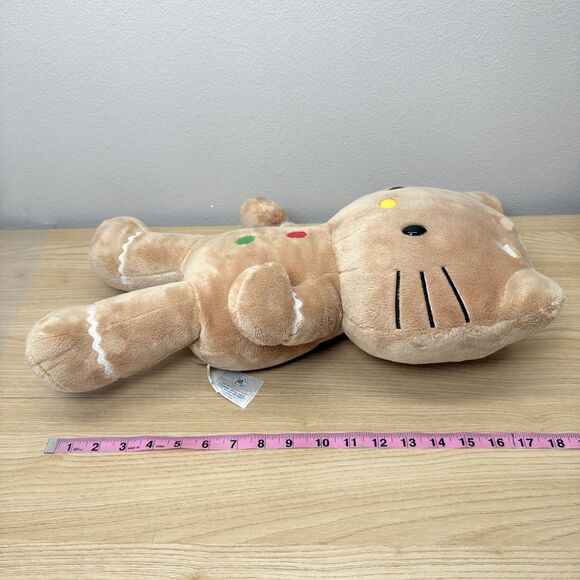 Hello Kitty Gingerbread Build a Bear Christmas Limited Edition 2012 NO BOW 18" - Picture 10 of 12